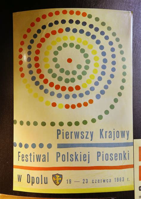 Plakat informacyjny 54. Festiwalu w Opolu