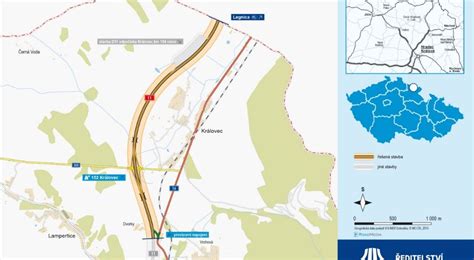Mapa planowanego połączenia autostrady D11 i drogi S3