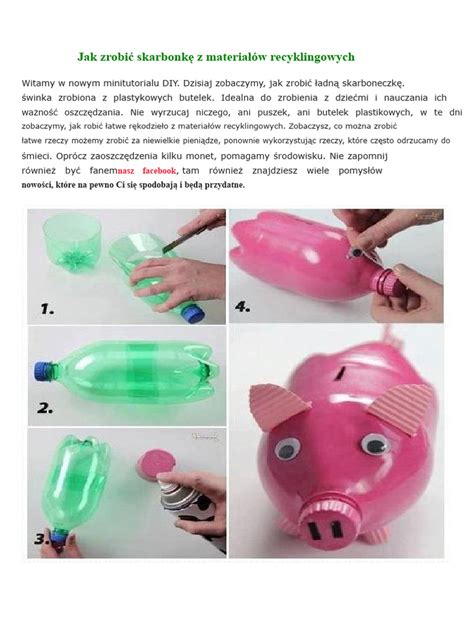 Przykład eko-dekoracji świątecznych wykonanych z materiałów recyklingowych
