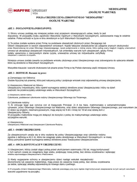 zdjęcie polisy ubezpieczeniowej z widocznym logo T.U. Europa