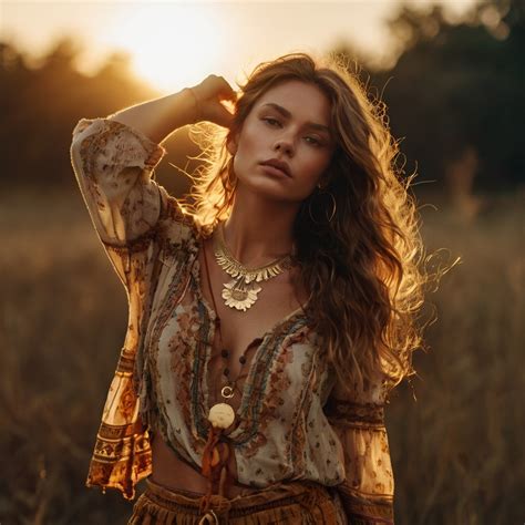 Inspiracje stylistyczne - połączenie lekkości i rockowego pazura w modzie boho.