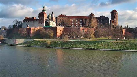 Widok na Zamek Królewski na Wawelu