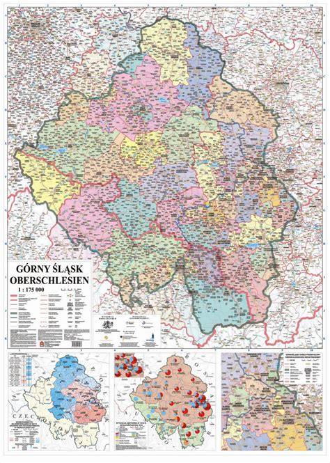 Mapa historycznego podziału Małopolski