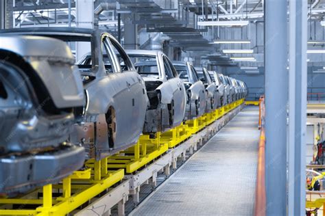 Ilustracja przedstawiająca park maszynowy i zautomatyzowane linie produkcyjne