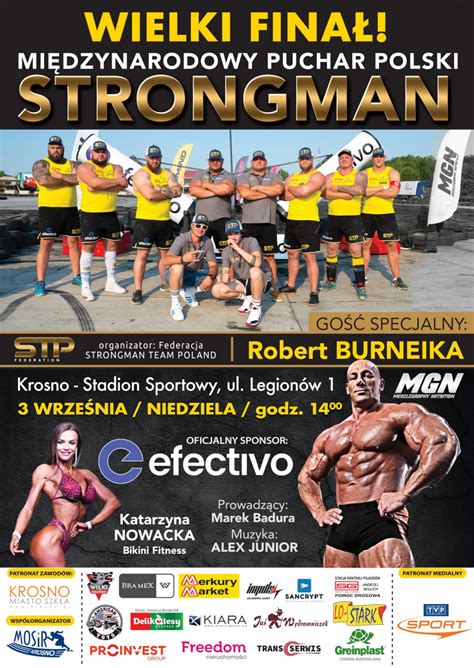 zdjęcie przedstawiające zawody Strongman na stadionie LKS „Klimontowianka”