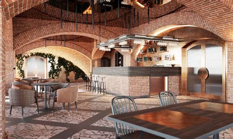wnętrze restauracji z elementami teatralnymi