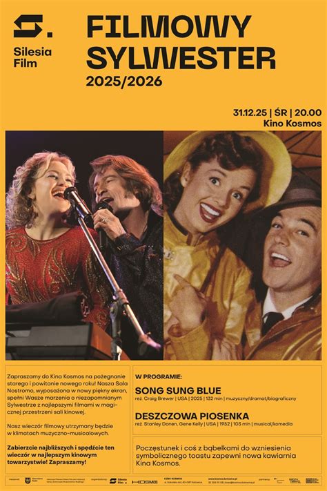 Plakat filmowy zapowiadający maraton filmowy w kinie
