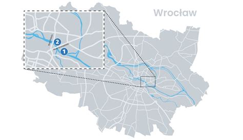 Schematyczny plan dekanatu Świdnica-Zachód z zaznaczonymi lokalizacjami kościołów.