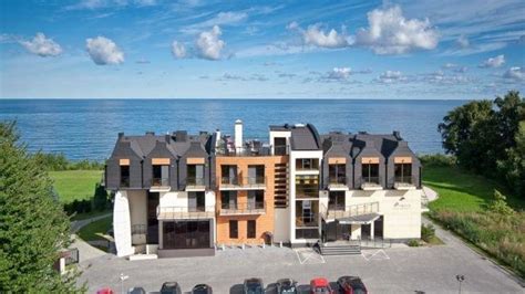 mapa wskazująca lokalizację hotelu Faleza na przylądku Rozewie