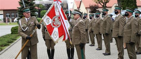 zdjęcie sztandaru Bieszczadzkiego Oddziału Straży Granicznej