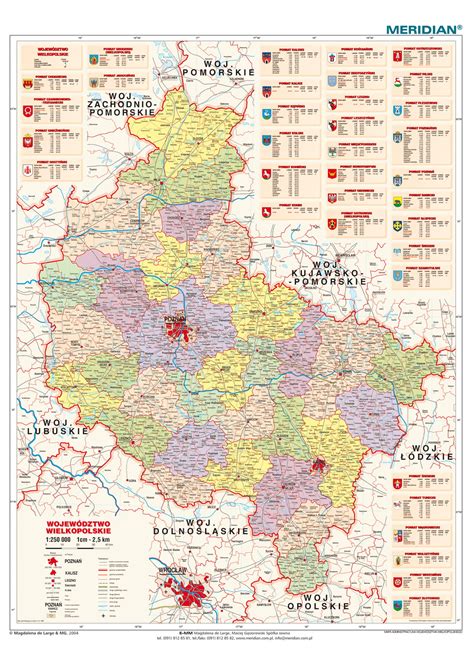 Mapa północnej Wielkopolski z zaznaczonymi miejscowościami Lubasz, Czarnków i Trzcianka