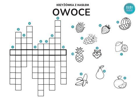 Ilustracja przedstawiająca diagram krzyżówki z częściowo wpisanymi literami
