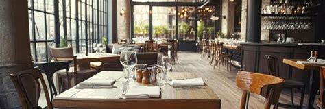 Ustawiony stół w restauracji z walentynkowymi dekoracjami