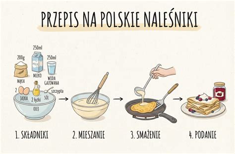 Infografika pokazująca składniki na krem i etapy jego przygotowania.
