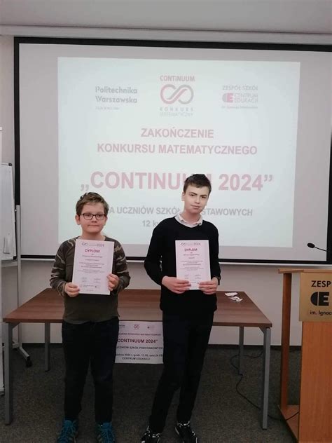 Uczestnicy Międzypowiatowego Konkursu Matematycznego