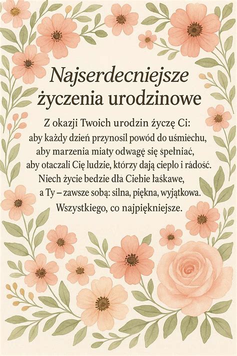 Ilustracja przedstawiająca różne style życzeń urodzinowych: od eleganckich po bajkowe