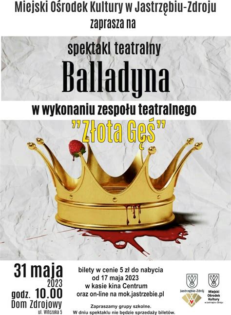 plakat teatralny spektaklu
