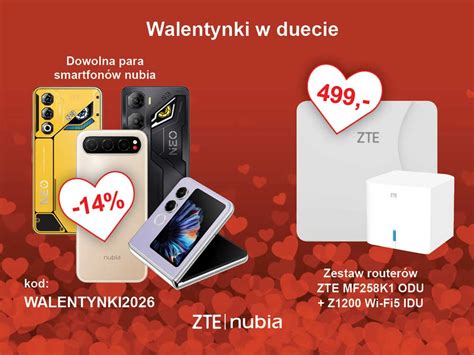 Zestaw dwóch smartfonów w promocyjnej cenie na Walentynki