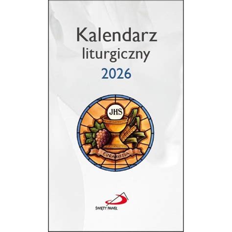 Kalendarz liturgiczny z zaznaczonymi dniami Wielkiego Postu i Wielkanocy