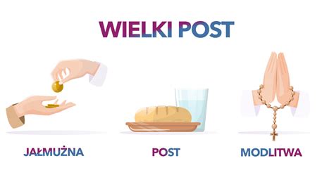 Grafika przedstawiająca symbole Wielkiego Postu i Adwentu