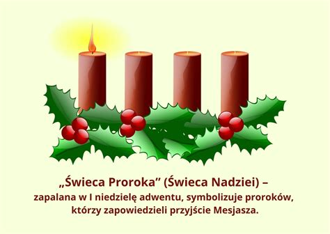 Ilustracja: symbolika okrągłego kształtu wieńca i świec adwentowych