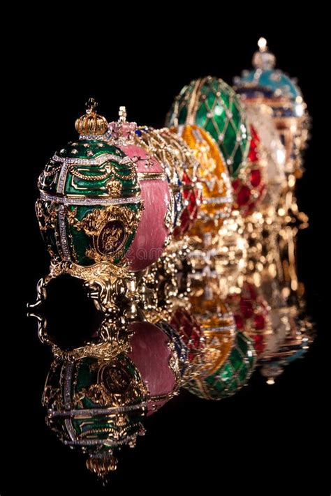 Zdjęcie jednego z jajek Fabergé.