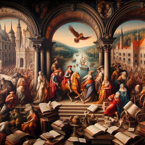 Grafika przedstawiająca zagadki historyczne i dzieła sztuki, nawiązująca do książki „Złoty pociąg i inne największe zagadki historii sztuki w Polsce”.