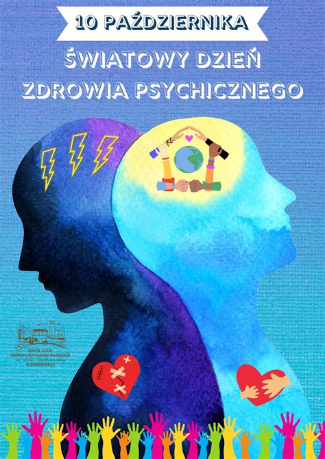 Ilustracja przedstawiająca symboliczne drzewo, symbol zdrowia psychicznego i mapę świata, aby zilustrować obchody międzynarodowych świąt.