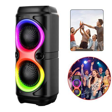 Przenośny głośnik Bluetooth z funkcją karaoke
