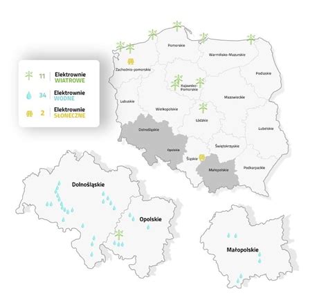 Mapa z zaznaczonymi lokalizacjami sal weselnych w Augustowie i okolicach