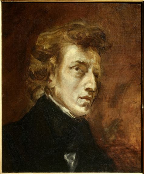 Portret Fryderyka Chopina z zaznaczonymi popularnymi gatunkami jego twórczości (mazurki, walce, polonezy)