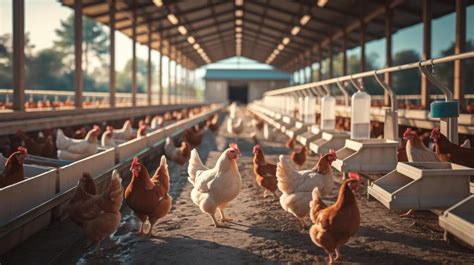 zdjęcie drobiu w gospodarstwie z elementami bioasekuracji