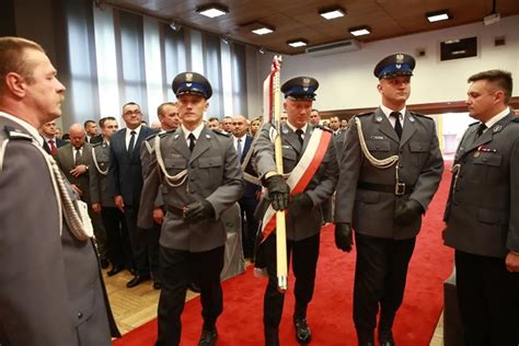 Zamek w Człuchowie podczas uroczystości Święta Policji