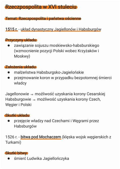 Schemat ukazujący liczbę klasztorów kamedulskich w Polsce na przełomie XVI/XVII w. i ich przetrwanie do czasów współczesnych.