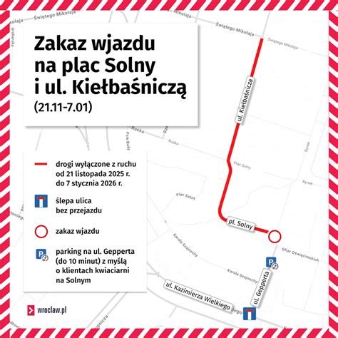 Mapa pokazująca rozkład odwiedzin na różnych częściach jarmarku (Rynek, Plac Solny)