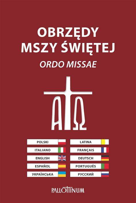 Ilustracja przedstawiająca schemat Mszy Świętej