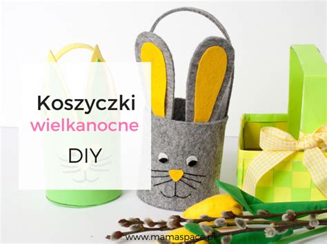 ręcznie robione koszyczki wielkanocne