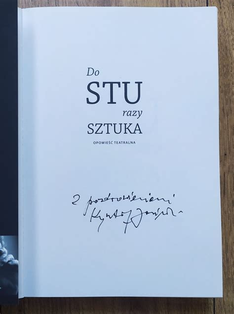 Portret Krzysztofa Jasińskiego, założyciela Teatru STU.