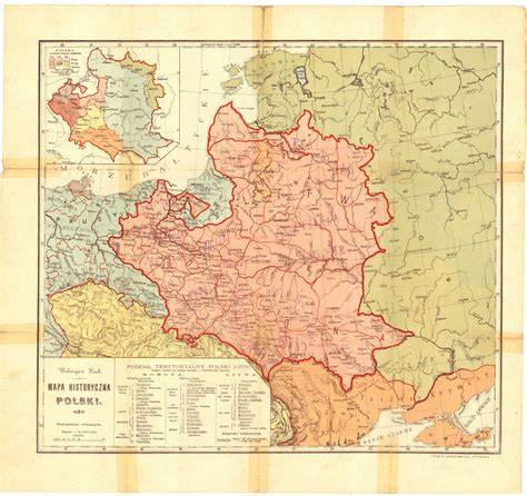 Mapa historyczna z zaznaczonym polem bitwy pod Koronowem