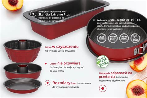 Zestaw form do pieczenia babek i pierników