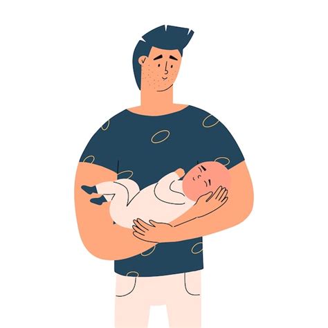 Ilustracja przedstawiająca noworodka w ramionach anioła.