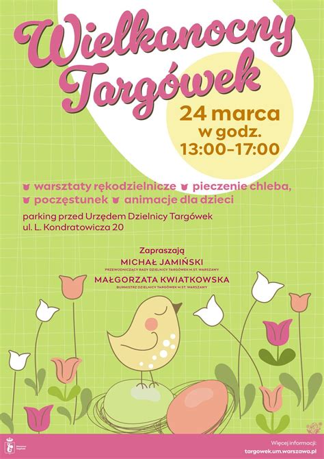 grafika przedstawiająca przykładowy plakat wielkanocny