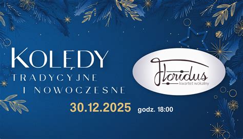 Zdjęcie Kwartetu Wokalnego Floridus występującego na koncercie kolęd