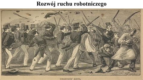 Ilustracja przedstawiająca napad bandytów na kupców w XIX wieku