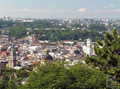 Widok na Lwów z Wysokiego Zamku