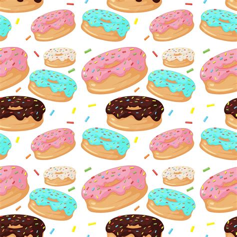 Ilustracja przedstawiająca kolorowe pączki i faworki