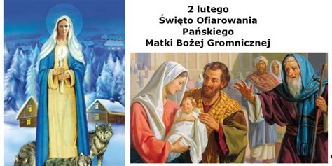 Ilustracja przedstawiająca tradycyjną gromnicę z wizerunkiem Matki Bożej Gromnicznej.
