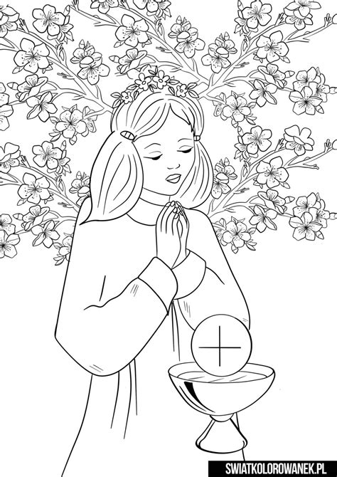 Ilustracja nadzwyczajnego szafarza niosącego Komunię Świętą do chorego