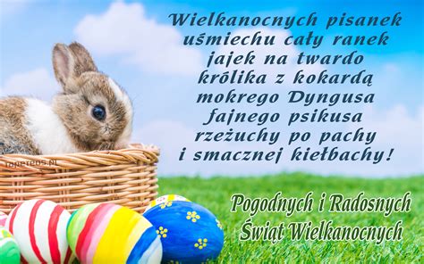 Kompilacja zabawnych i uroczych gifów wielkanocnych z motywami zajączków i pisanek.
