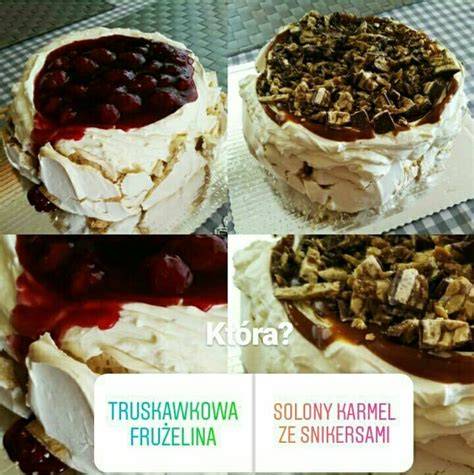 zdjęcie składania tortu warstwami